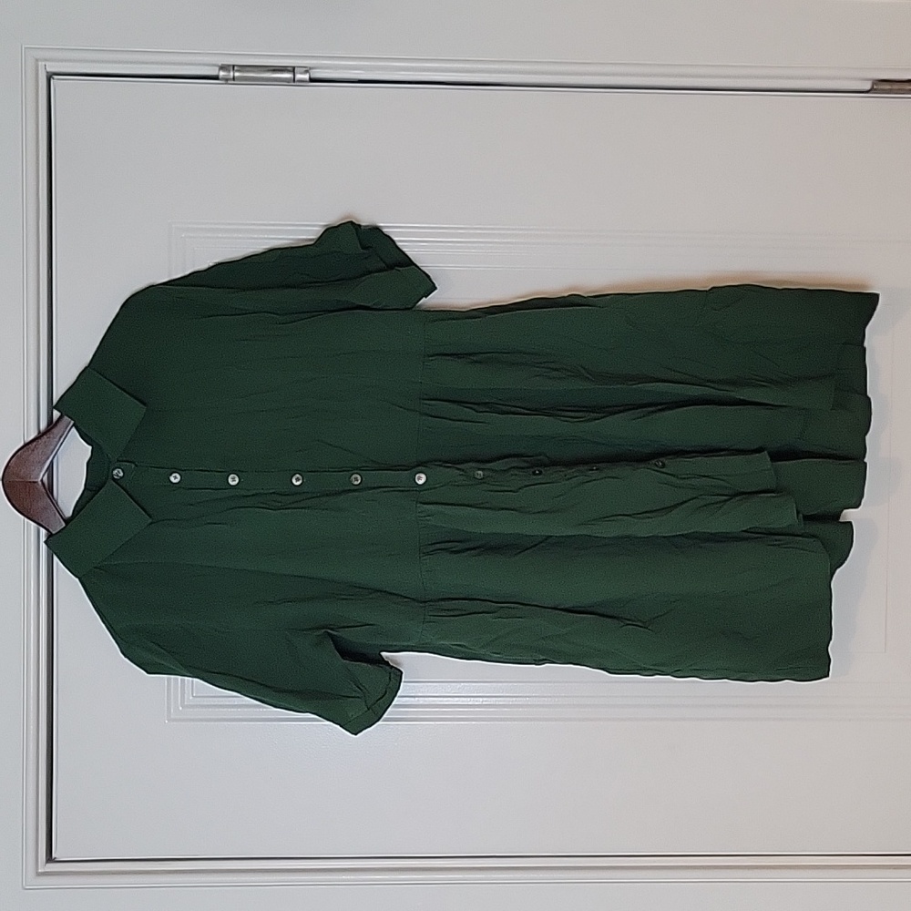 Women's buttondown tshirt dress